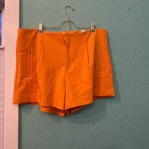 a new day High Waist Orange Women's Shorts